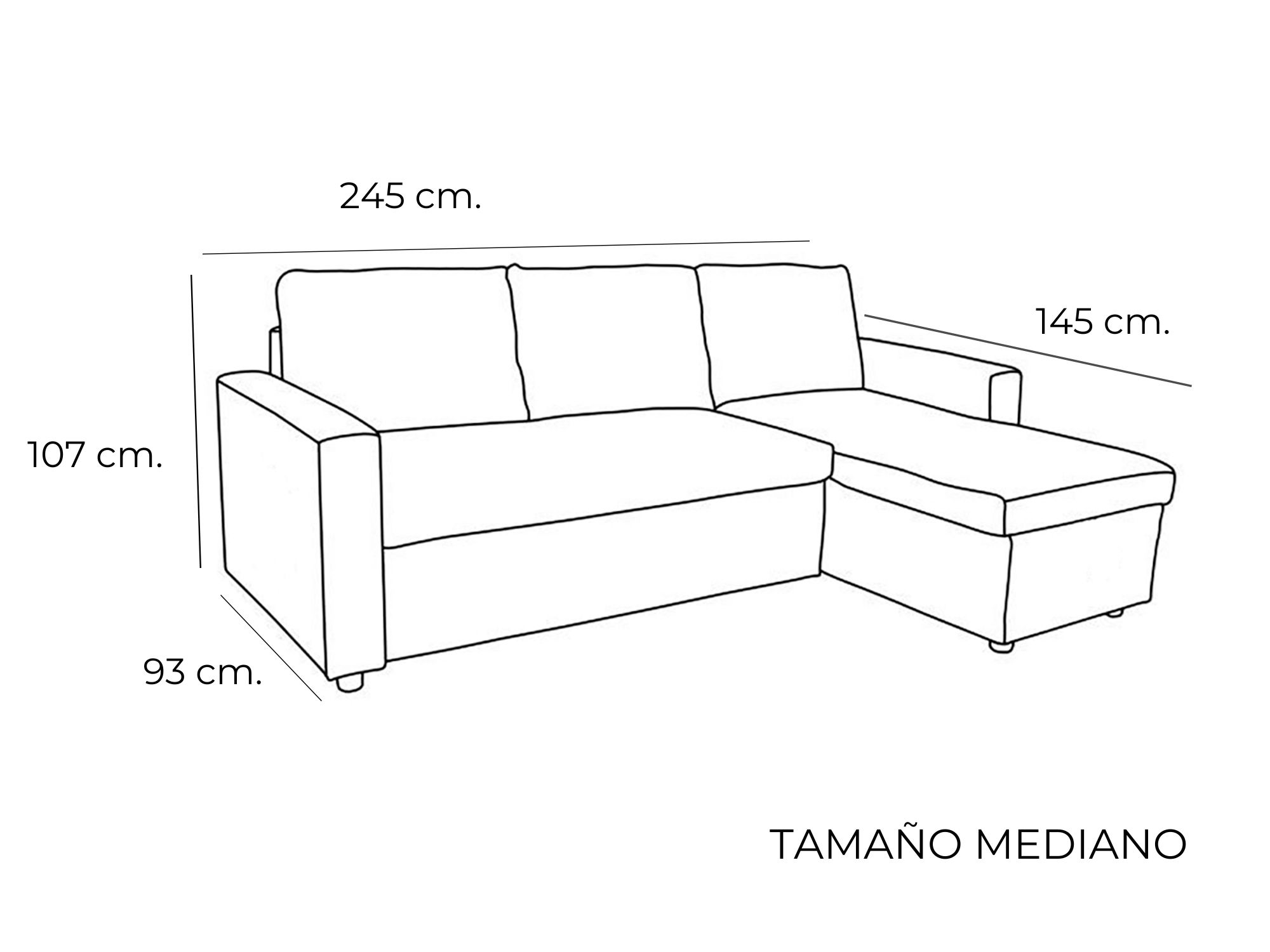 Chaiselongue con asientos deslizantes tipo carro en oferta